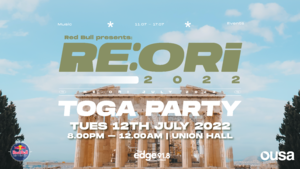 OUSA RE:ORI '22: Toga Party Tuesday