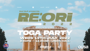 OUSA RE:ORI '22: Toga Party Wednesday