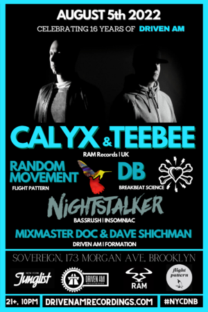 16 Years of Driven AM: Calyx & TeeBee, Random Movement, DB