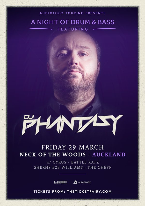 DJ Phantasy A Night of Drum & Bass Tickets Auckland Neck Of The