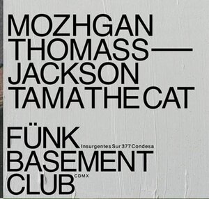 Mozhgan + Thomass Jackson + Tama The Cat en Fünk Club photo