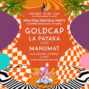 PEW PEW - Goldcap, La Payara (live) & Manumat photo