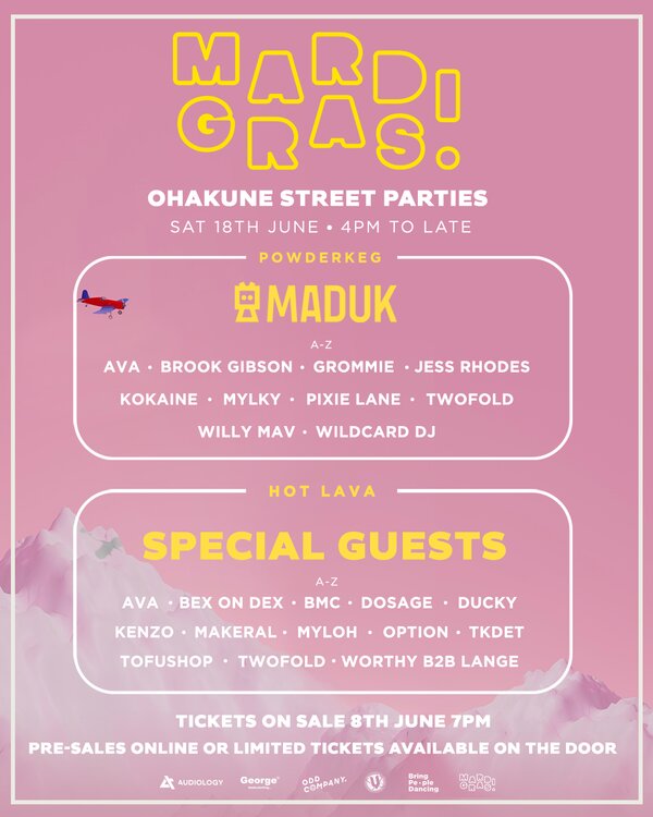 mardi gras location ohakune