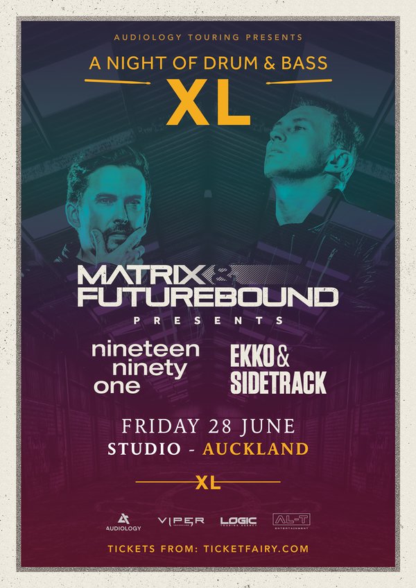 A Night of Drum & Bass XL (Auckland) Tickets Auckland Studio The