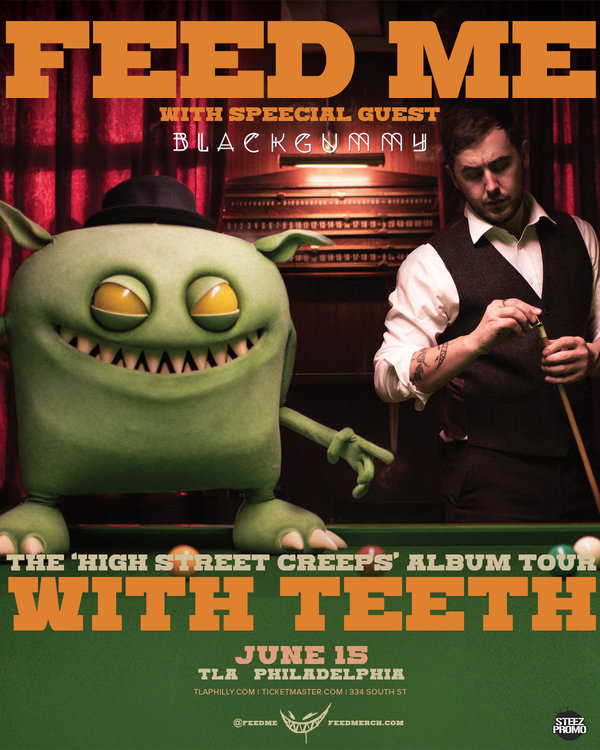 Feed Me - 'High Street Creeps' - Philadelphia, PA
