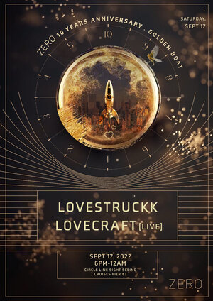 ZERO Presents...  The Golden Boat w/ Lovestruckk, Lovecraft photo