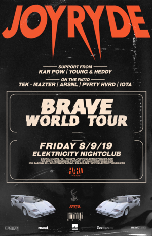 JOYRYDE "Brave" World Tour - Detroit, MI - 8/9