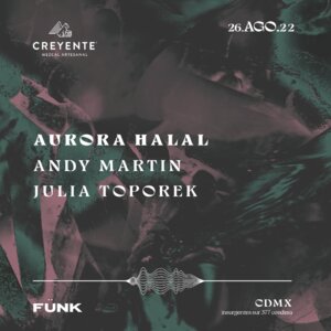 Aurora Halal + Andy Martin + Julia Toporek en Fünk Club