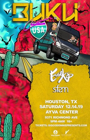 BUKU's 'Cruisin' Tour - Houston, TX - 12/14