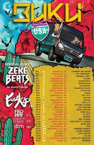 Buku's 'Cruisin' Tour - Greenville, SC - 9/6