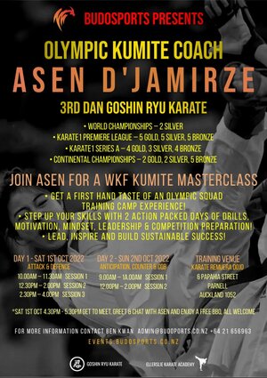 WKF Karate Kumite MasterClass with Asen D'Jamirze