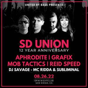 SD Union 12yr Anniversary