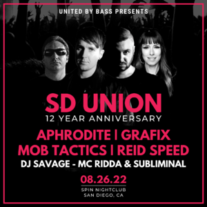 SD Union 12yr Anniversary