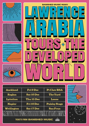 Lawrence Arabia Tours the Developed World |Lyttelton