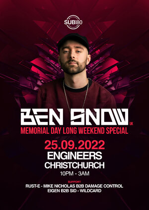 Memorial Day Long Weekend FT. Ben Snow (UK) | CHCH