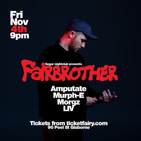 FAIRBROTHER live at Sugar Tickets Gisborne 90 Peel Street The Ticket Fairy