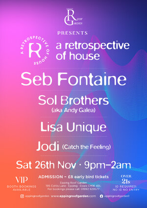 Retrospective of House presents Seb Fontaine