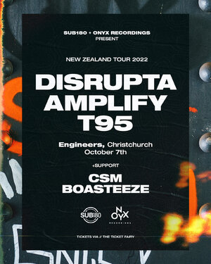 Onyx Recordings ft Disrupta, Amplify & T95 (UK) | Christchurch photo