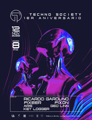 TECHNO SOCIETY 1ER ANIVERSARIO / RICARDO GARDUNO + FIXON + FIXEER photo