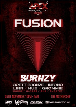 Apex underground presents FUSION 03 ft. Burnzy photo