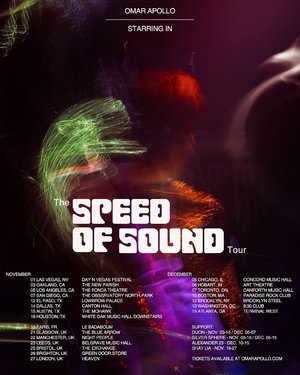Omar Apollo - The Speed of Sound Tour - London, UK photo