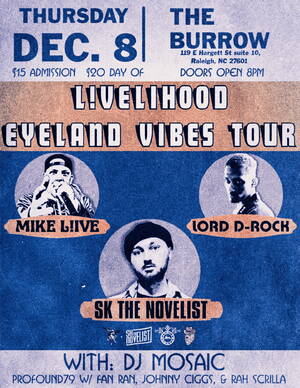 L!velihood Eyeland Vibes Tour @ The Burrow NC