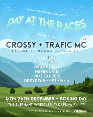 Oh9ine Promotions Presents: Day at the Races w/ Crossy + Trafic