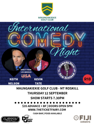 International Comedy Night - Maungakiekie Golf Club photo