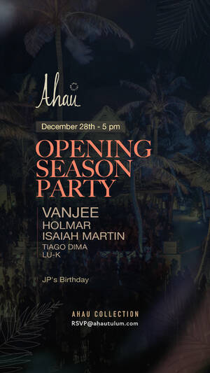 Ahau Opening Season Party 2022 photo