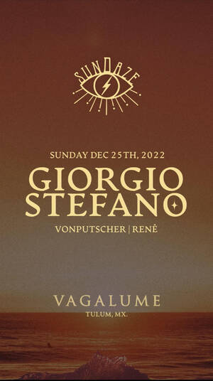 SUNDAZE GIORGIO STEFANO @VAGALUME