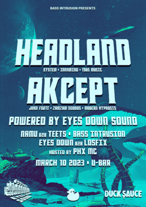 Bass Intrusion Presents Headland & Akcept photo