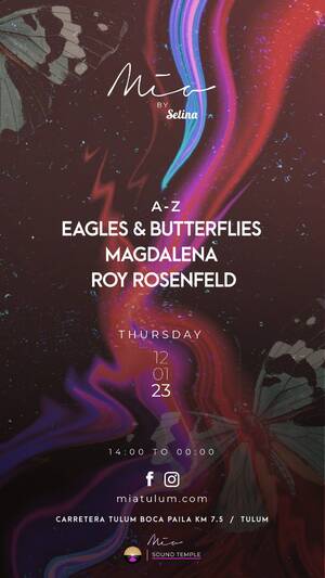MAGDALENA - EAGLES AND BUTTERFLIES - ROY ROSENFELD @MIA TULUM photo