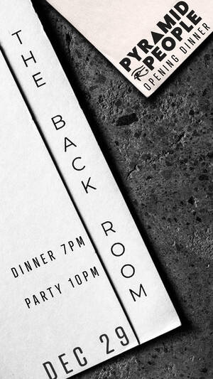 PYRAMID PEOPLE | BALI | OPENING DINNER + PARTY