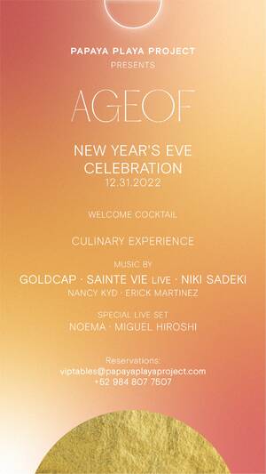 NYE - GOLDCAP - SAINTE VIE - NIKI SADEKI