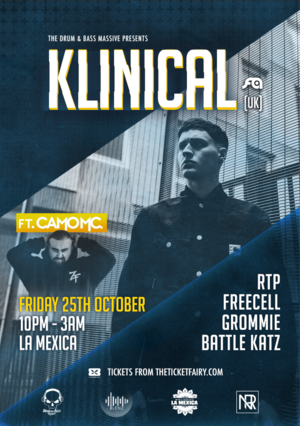 The Drum & Bass Massive presents Klinical (UK) Ft. Camo MC photo