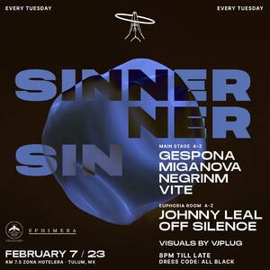 SINNER 7th Feb @VAGALUME photo