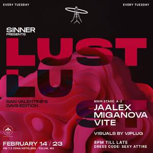 SINNER - LUST (San Valentine Day) February 14th @VAGALUME photo