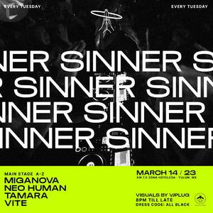 SINNER March 14th @VAGALUME