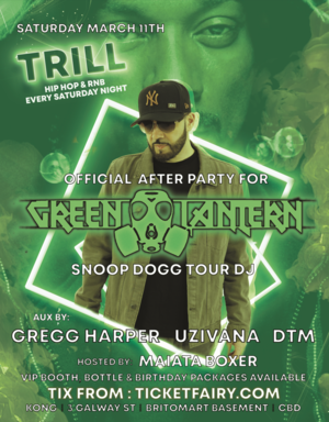 Official After Party - Green Lantern - Snoop Dogg Tour DJ
