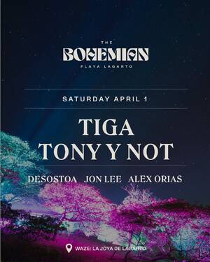 The Bohemian Lagarto Feat. Tiga and Tony Y Not