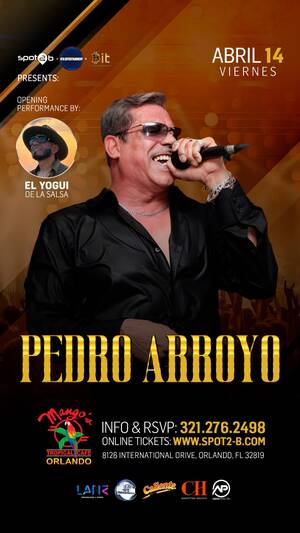 Pedro Arroyo en Mangos Orlando