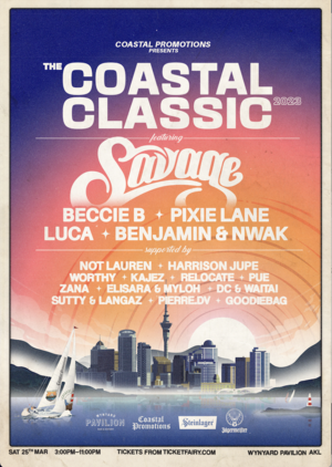 The Coastal Classic 2023 ft. Savage | Wynyard Pavillion