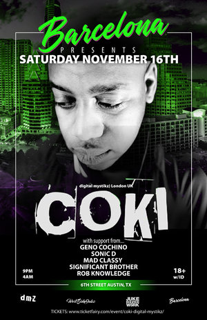 COKI (Digital Mystikz) London UK photo