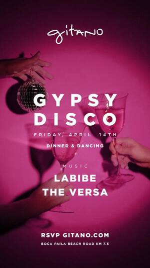 GYPSY DISCO at GITANO | Apr 14