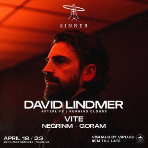 S I N N E R Present: DAVID LINDMER @VAGALUME photo