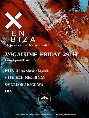 TEN IBIZA "A Journey Into House Music" @VAGALUME photo