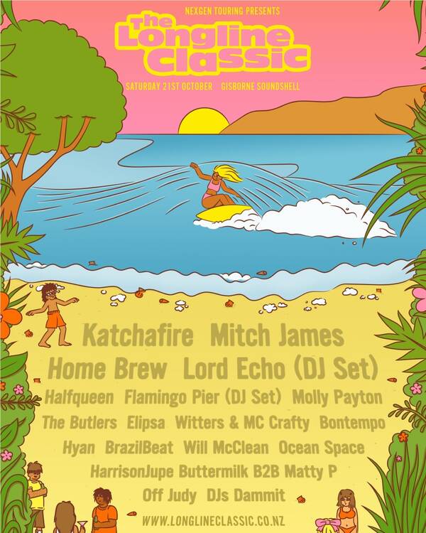 The Longline Classic 2023 Tickets Gisborne Gisborne Soundshell