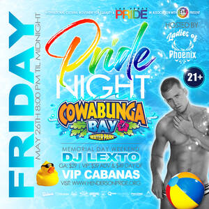 PRIDE NIGHT @ Cowabunga Bay