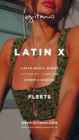 JUNE 3 LATIN X @ GITANO