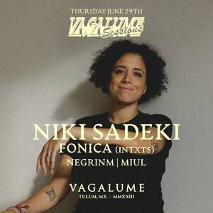 VAGALUME SESSIONS NIKI SADEKI. @VAGALUME